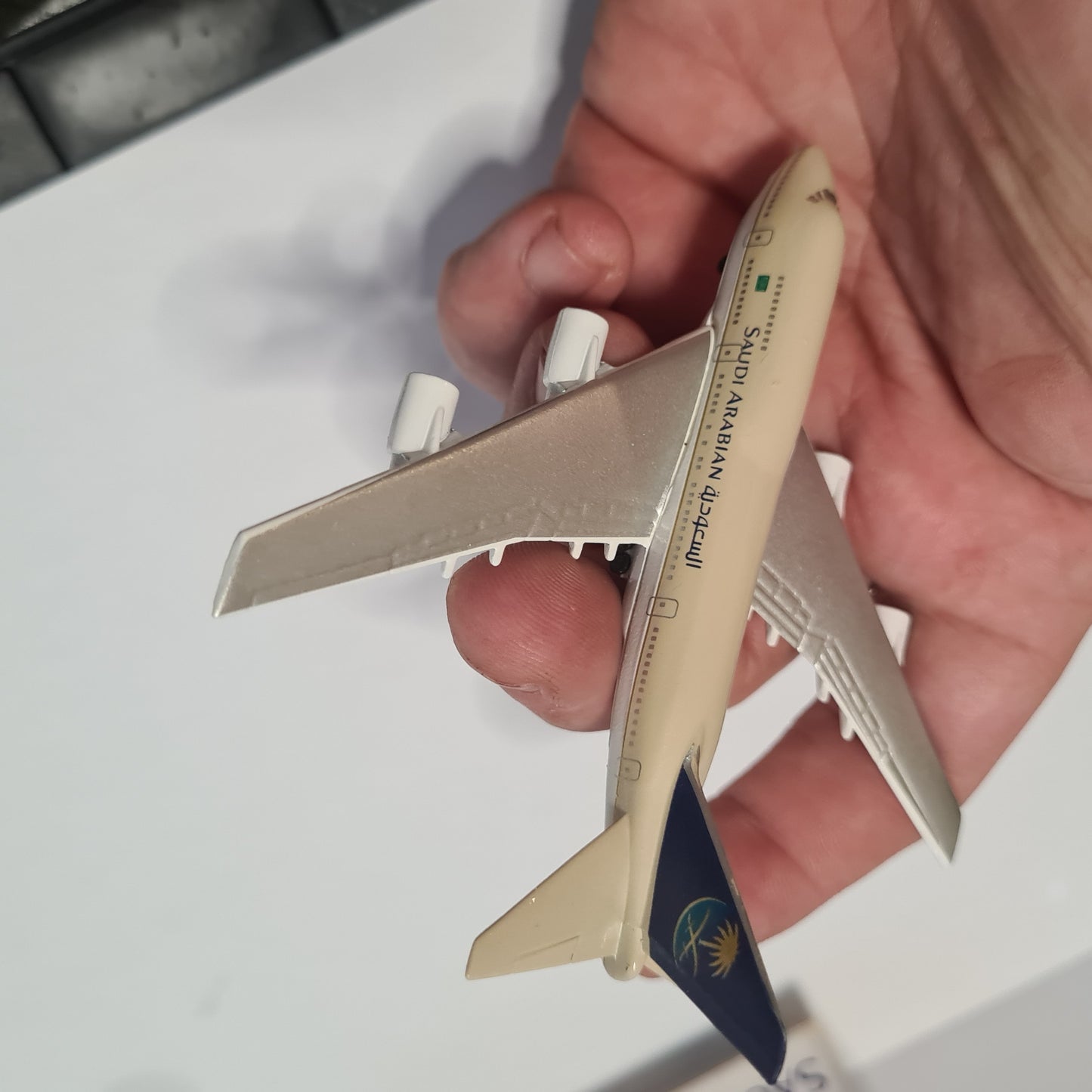 Schabak 1:600 Boeing 747 -SP Saudi Arabian diecast plane 919/31 VGC boxed