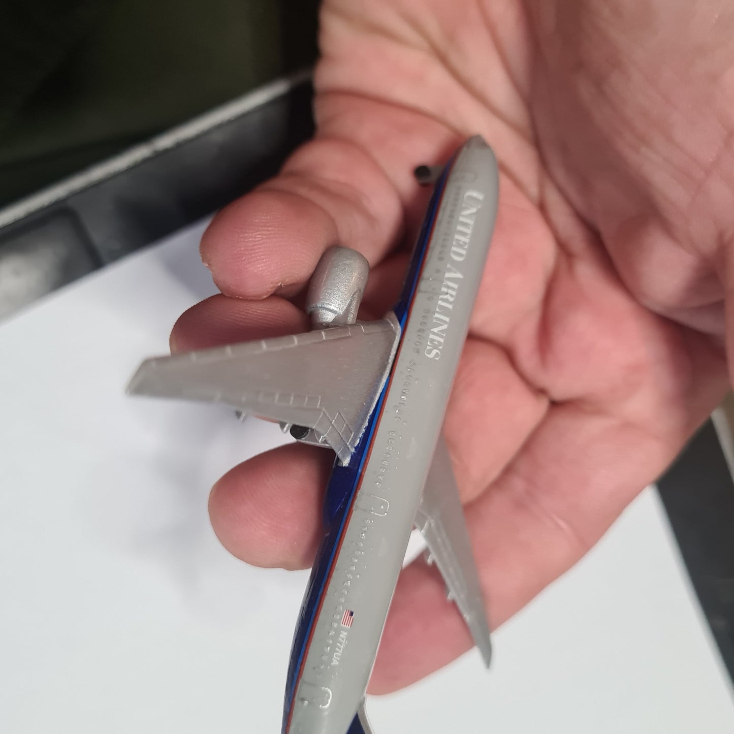 Schabak 1:600 Boeing 777 United Airlines diecast plane 928/23 good boxed