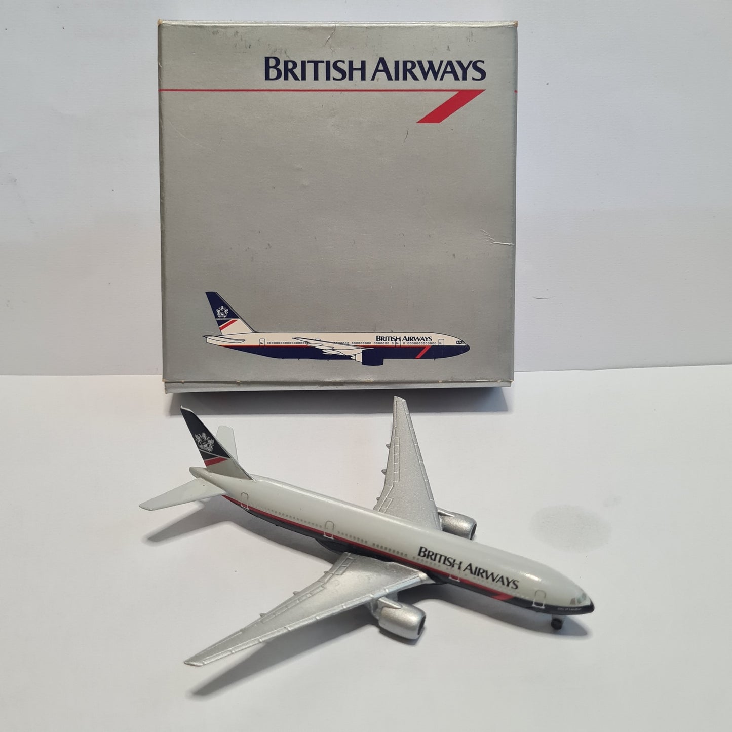 Schabak 1:600 Boeing 777 British Airways diecast plane 928/14 VGC boxed