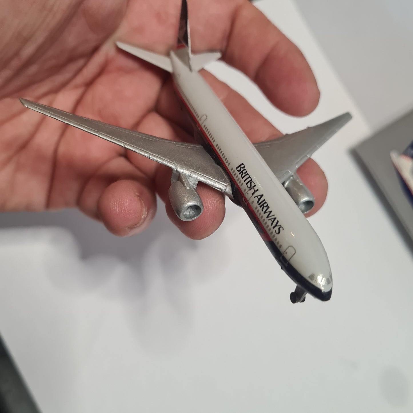 Schabak 1:600 Boeing 777 British Airways diecast plane 928/14 VGC boxed
