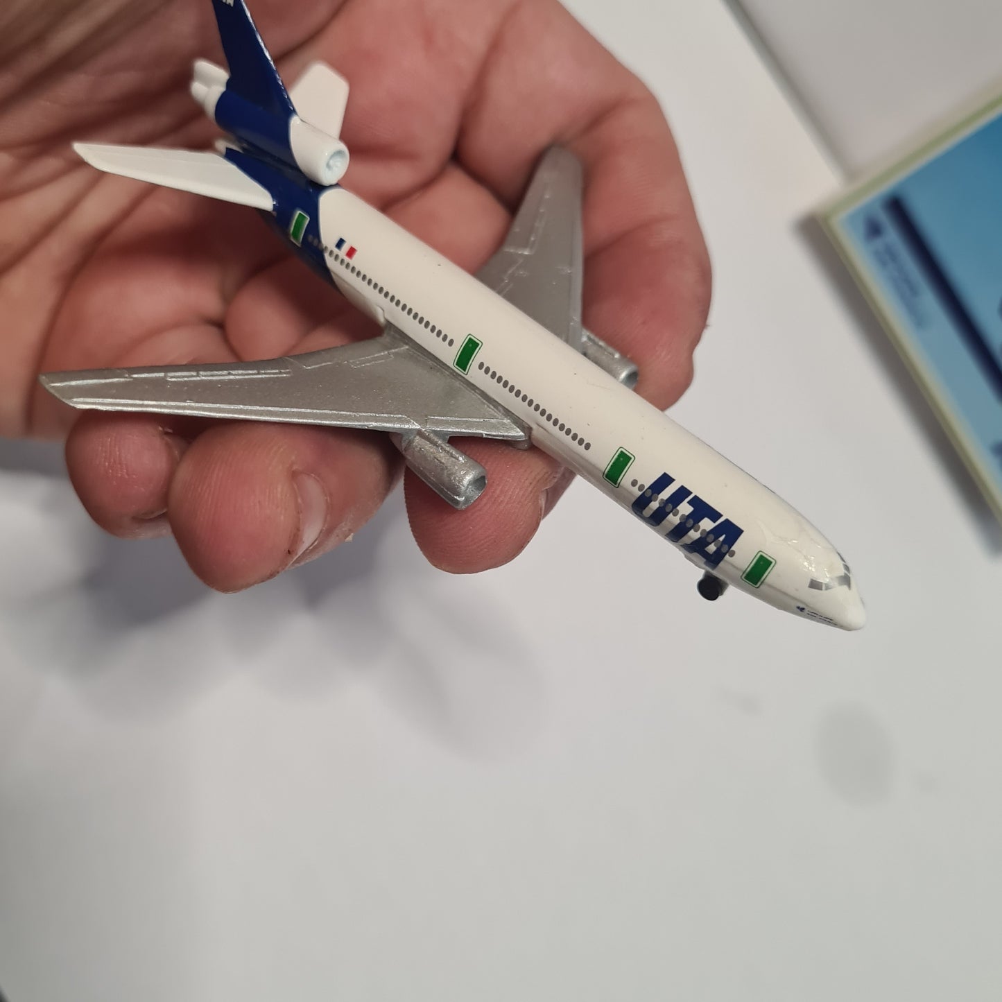 Schabak 1:600 DC-10 UTA Air France diecast plane 902/107 VGC boxed