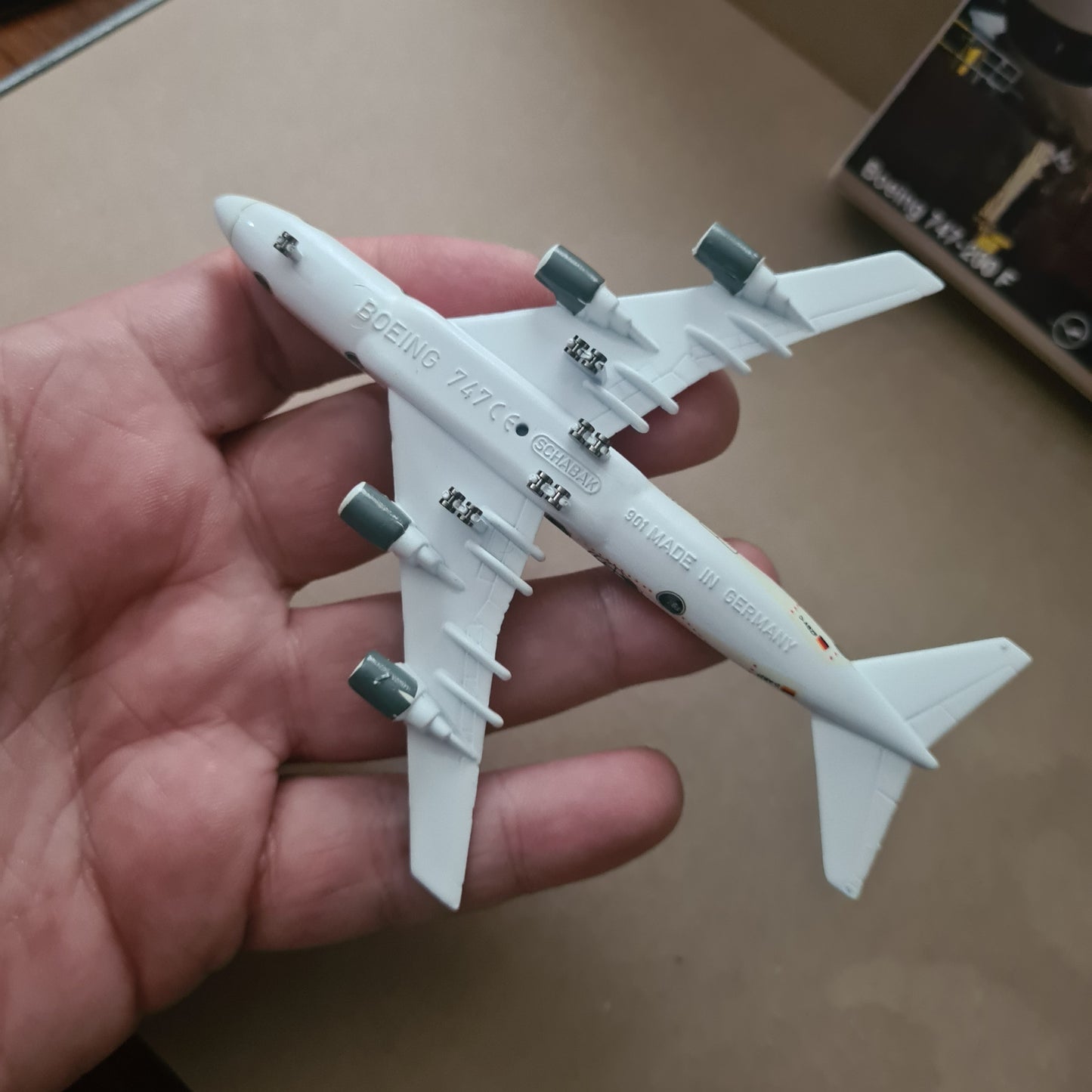 Schabak 1:600 Boeing 747-200FLufthansa Cargo diecast plane 901/1sc VGC boxed