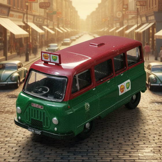 Oxford Diecast Shell-Mex & BP Ltd Austin J2 Minibus - 1:76 Scale Product Code: 76JA008 loose vgc
