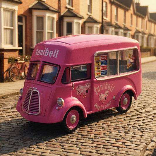 Oxford Diecast Morris J Ice Cream Tonibell - 1:76 Scale Product Code: 76MJ007 loose vgc