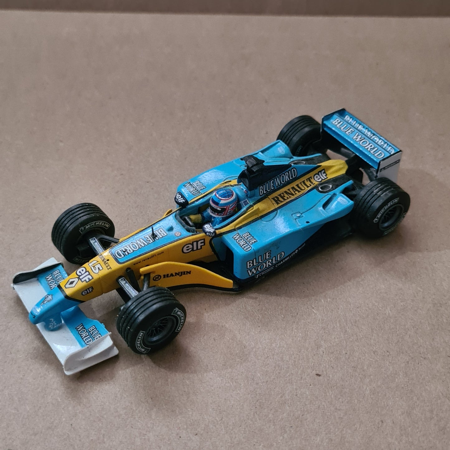 Universal Hobbies 1:43 Renault Jenson Button F1 Car  diecast model loose excellent