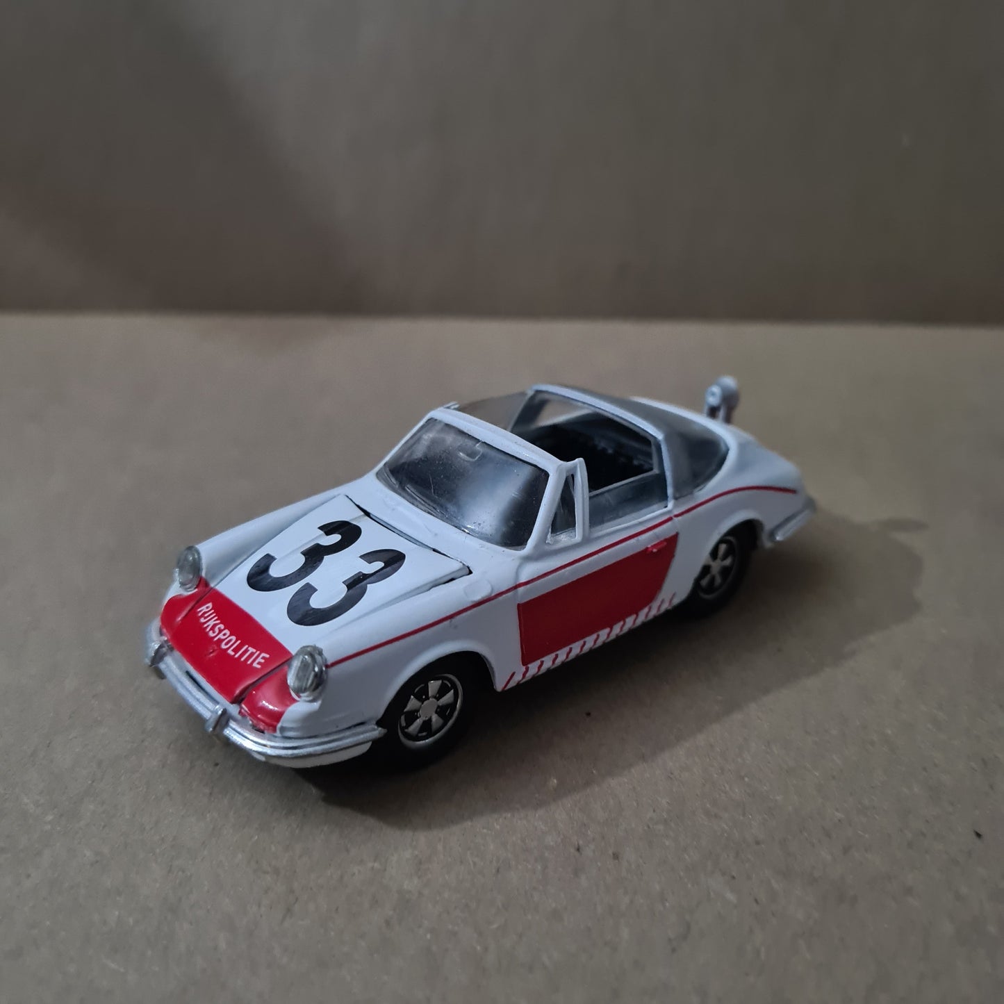 Eligor 1:43 Porsche 911 s targa cabriolet rukspolitie Dutch police car loose diecast model vgc
