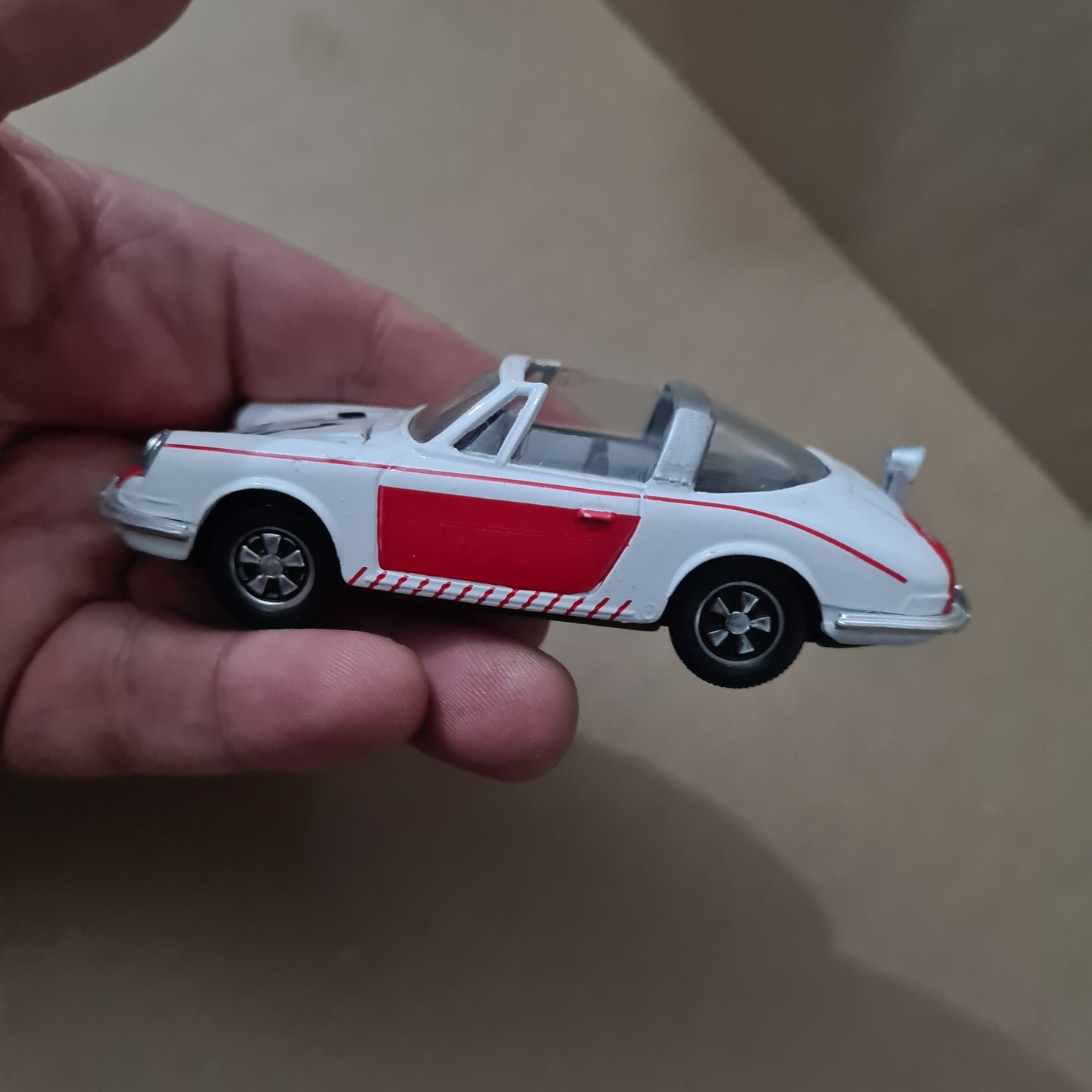 Eligor 1:43 Porsche 911 s targa cabriolet rukspolitie Dutch police car loose diecast model vgc