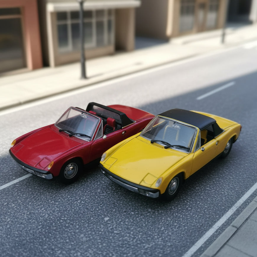 Detail cars 1:43 VW Porsche 914-4 Hars top & soft top versions loose diecast nice