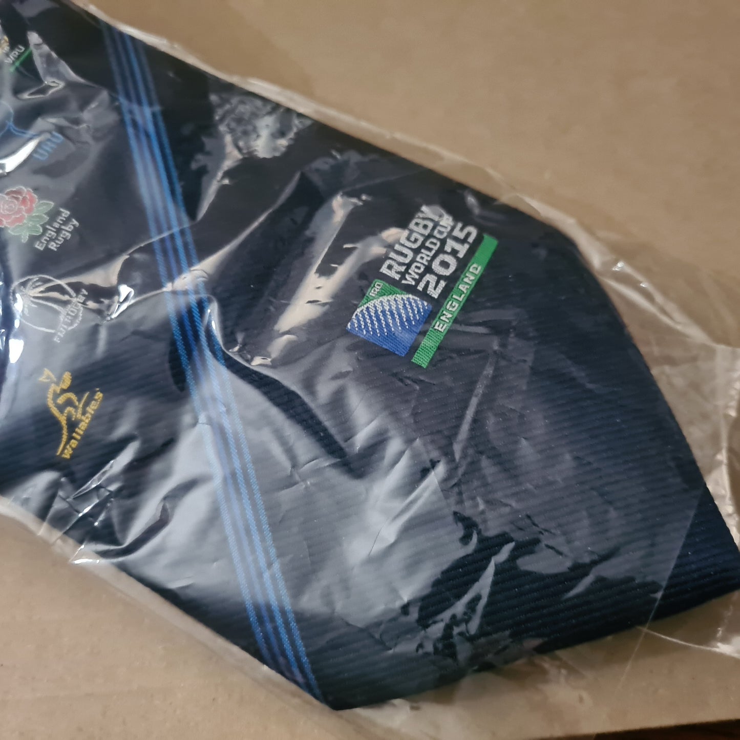 Rugby 2015 World cup Official Tie unused in packet menswear