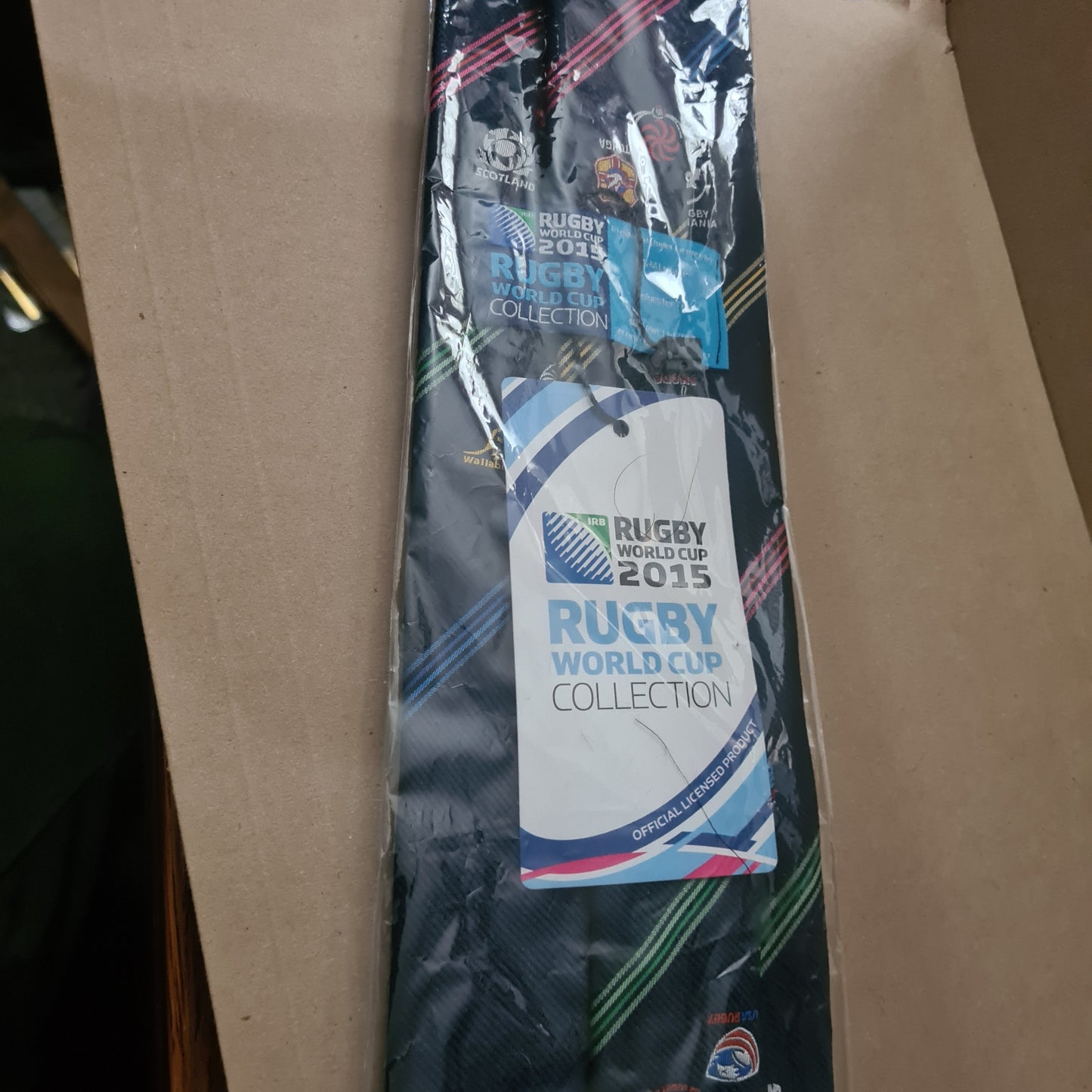 Rugby 2015 World cup Official Tie unused in packet menswear