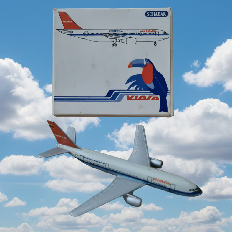 Schabak 1:600 Airbus A-300 Viasa Venezuela Airlines  diecast plane 903/78 good boxed