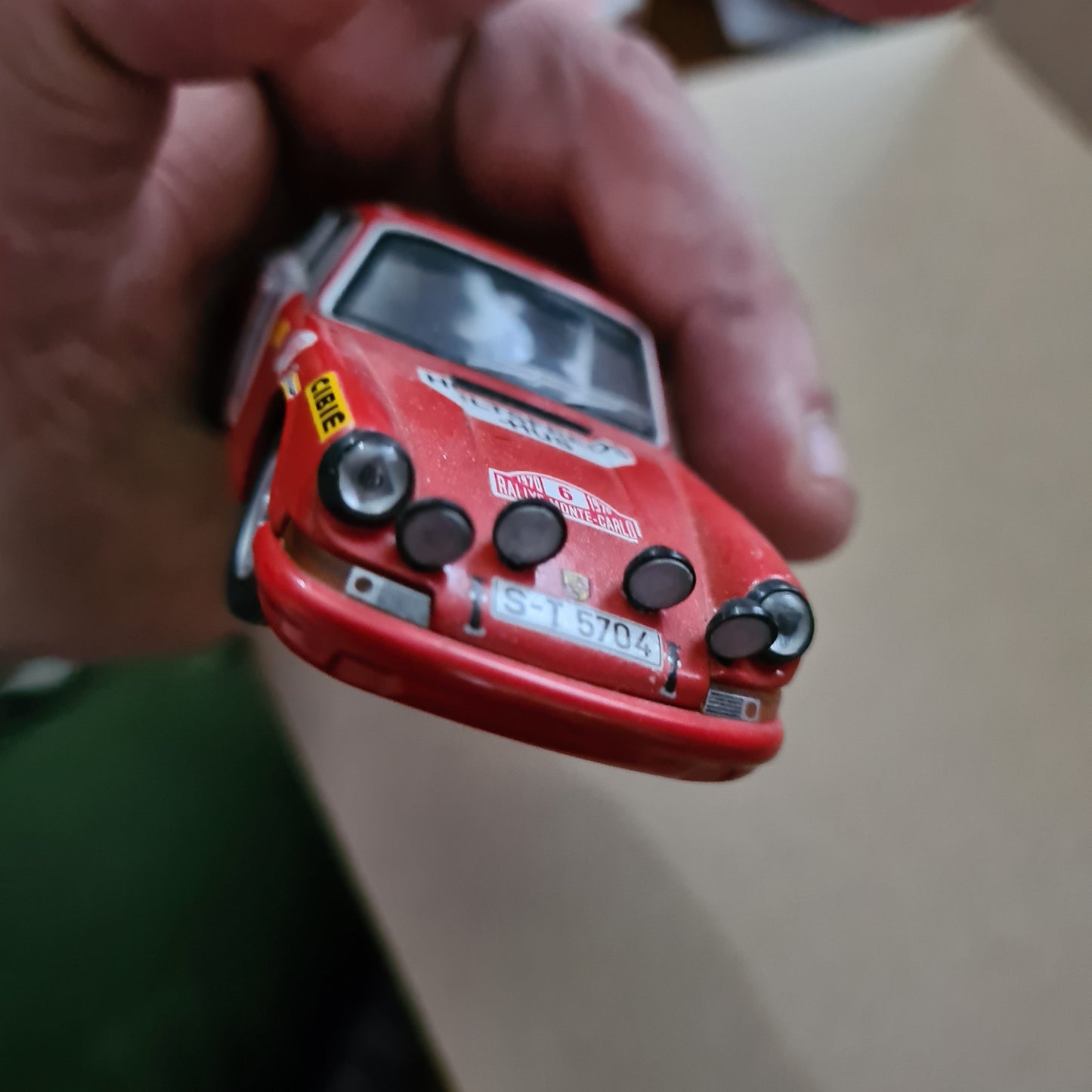 1:43 Vitesse 1970 monte carlo rally Porsche 911 rally car loose very good diecast model