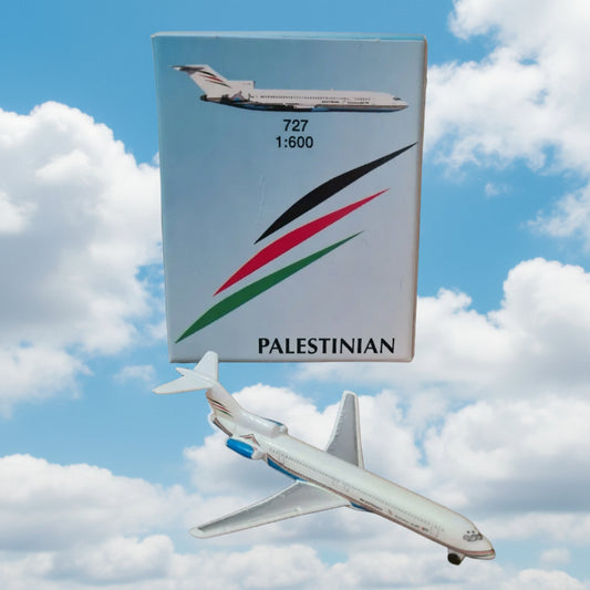 Schabak 1:600 Boeing 727 Palestinian  diecast plane 906/202 VGC boxed