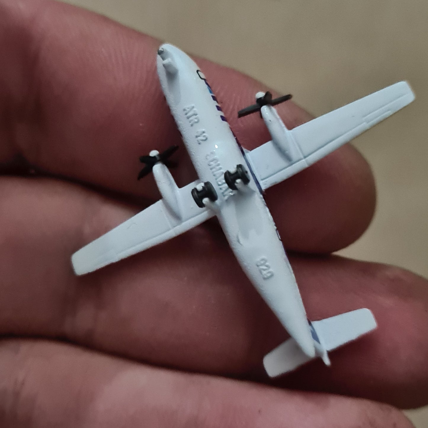 Schabak 1:600 ATR 42 ATI diecast plane 929/60 VGC boxed