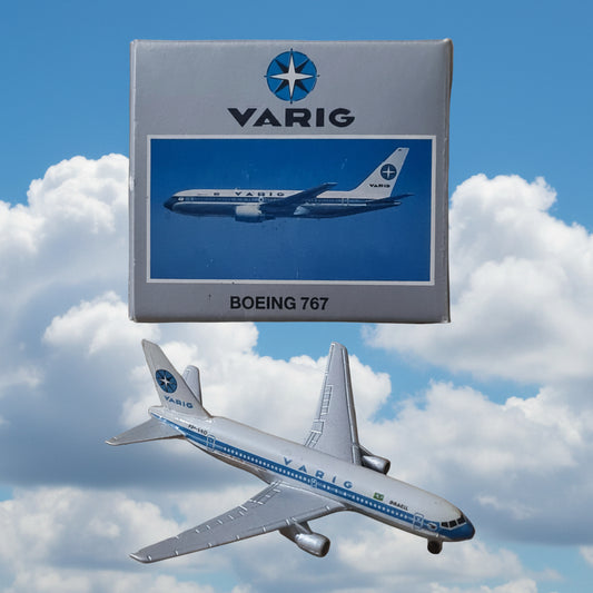 Schabak 1:600 Boeing 767 Varig Brasil Airlines diecast plane 907/12 VGC boxed