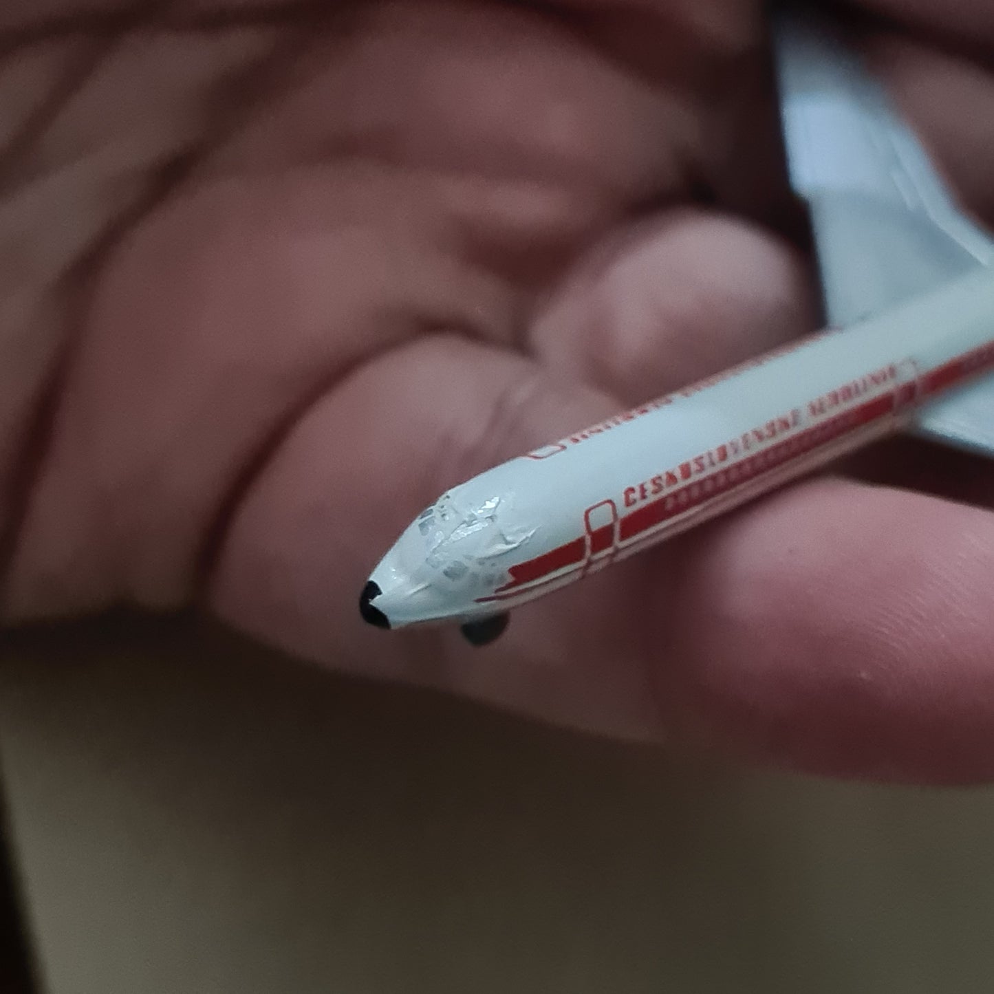 Schabak 1:600 IL-62 CSA Czechoslovak Airlines diecast plane 952/143 fair/good boxed