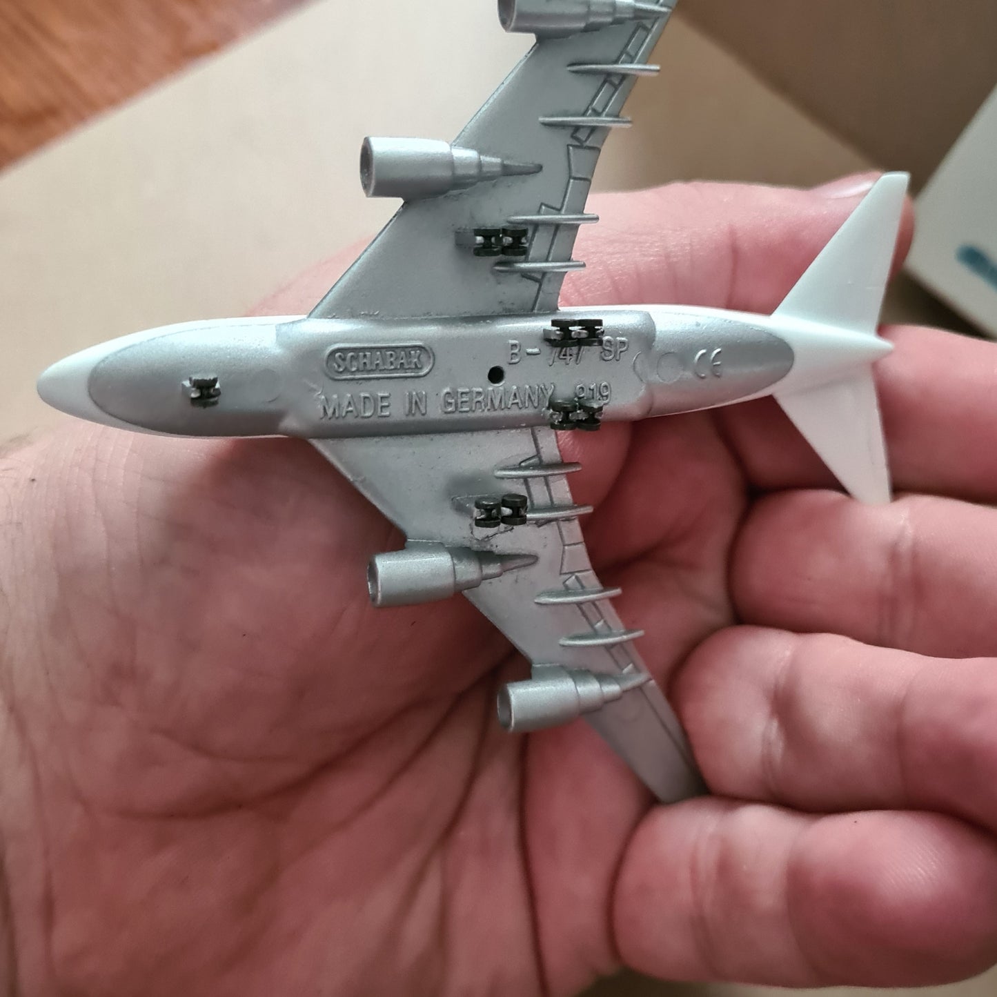 Schabak 1:600 Boeing 747 SP Iran Air diecast plane 919/190 very good boxed