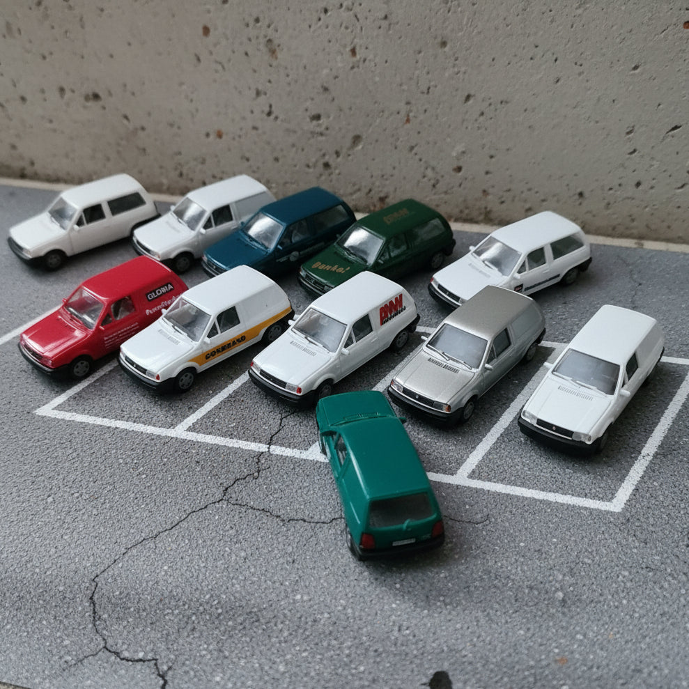 1:87 AWM VW POLO Kombi van collection bundle of miniature model cars x9