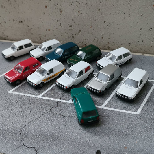 1:87 AWM VW POLO Kombi van collection bundle of miniature model cars x9