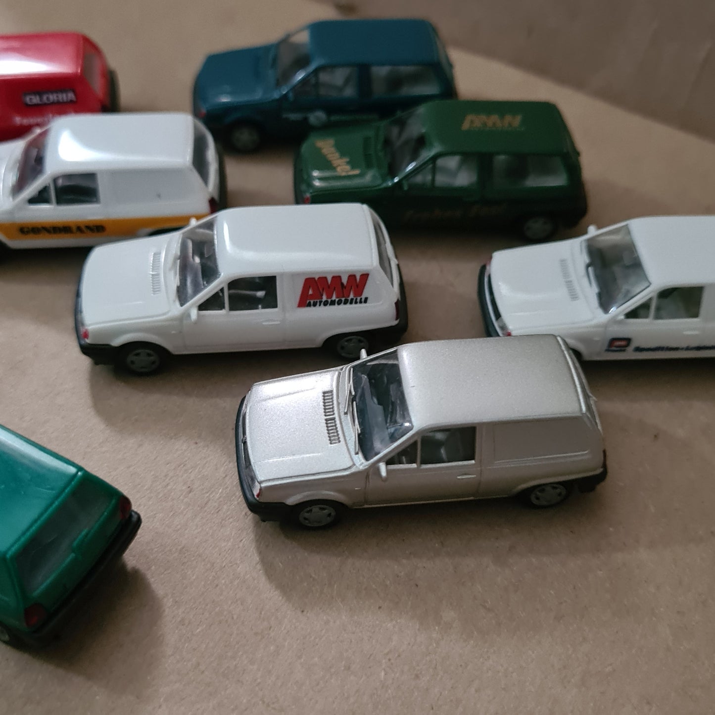 1:87 AWM VW POLO Kombi van collection bundle of miniature model cars x9