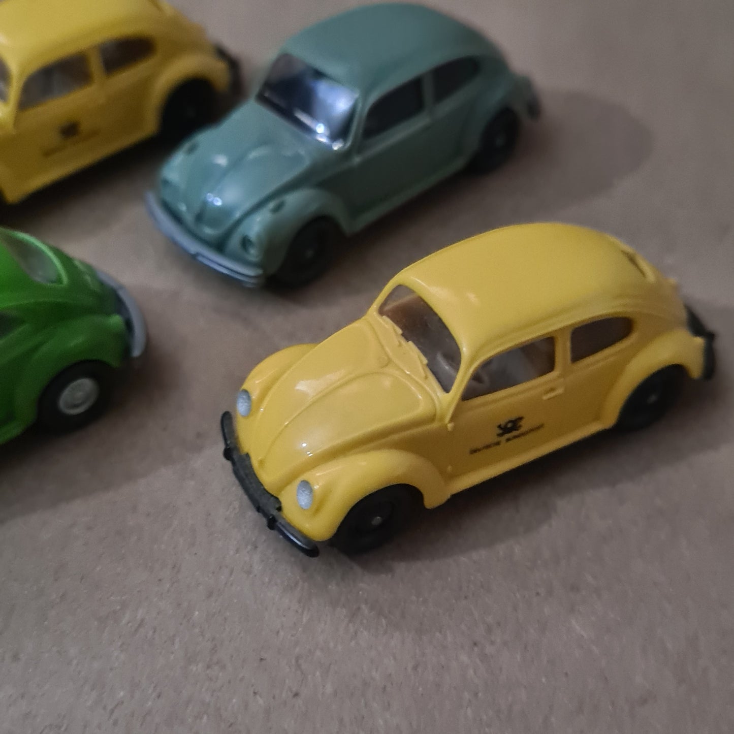 1:87 Wiking classic VW Kafer Beetle miniature classic model cars x4 loose vgc