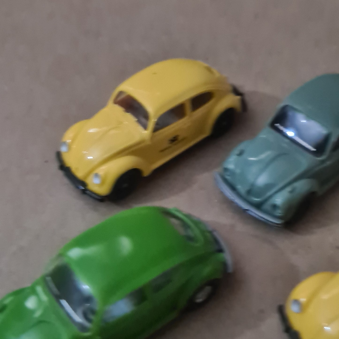 1:87 Wiking classic VW Kafer Beetle miniature classic model cars x4 loose vgc