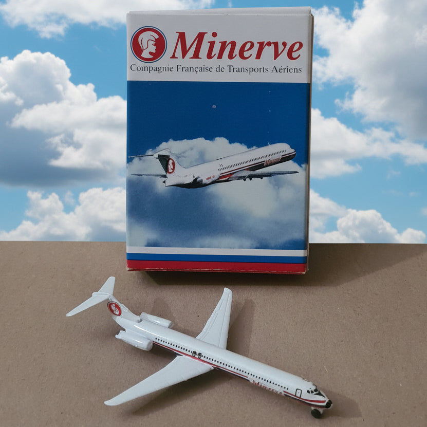 Schabak 1:600 MD-83 Minerve airlines diecast plane 904/135 VGC boxed