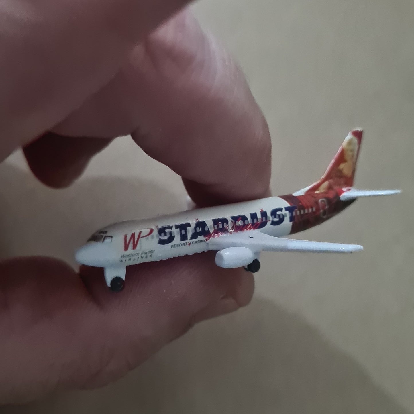 Schabak 1:600 Boeing 737-300 Western Pacific Airlines diecast plane 925/171v VGC boxed
