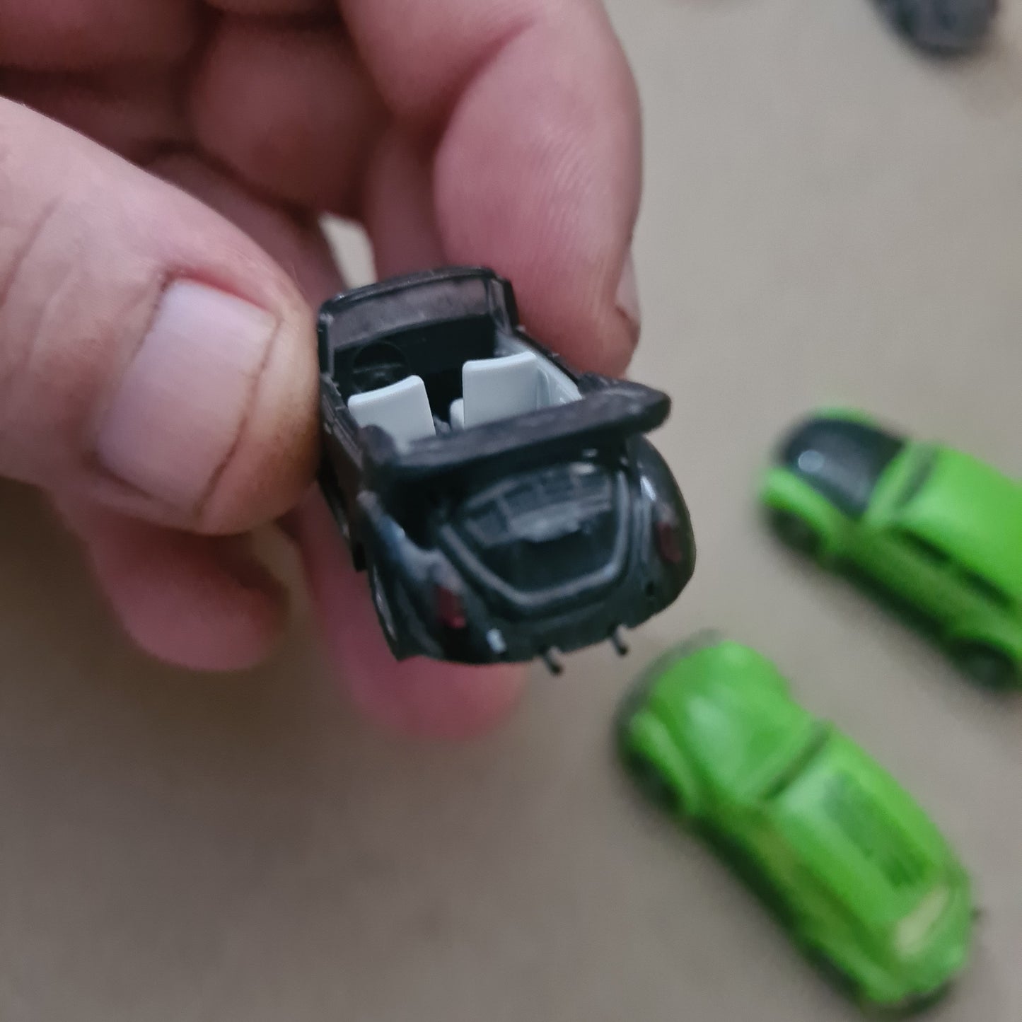 1:87 AWM classic VW Kafer Beetle miniature classic model cars x5 loose