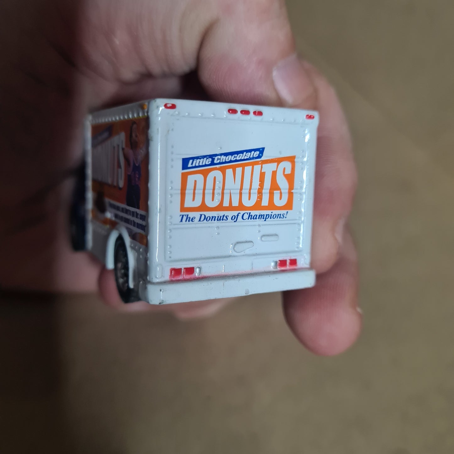Matchbox Saturday night live donuts ford box van pre-production model loose vgc