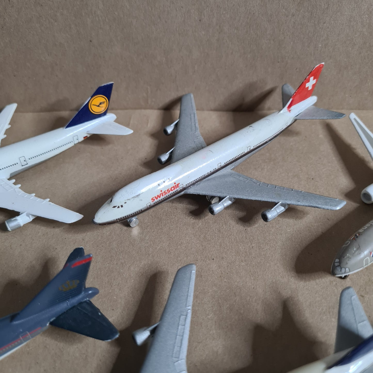 Schabak 1:600 various loose commercial airlines 747's etc mixed ex-display diecast planes bundle lot 20