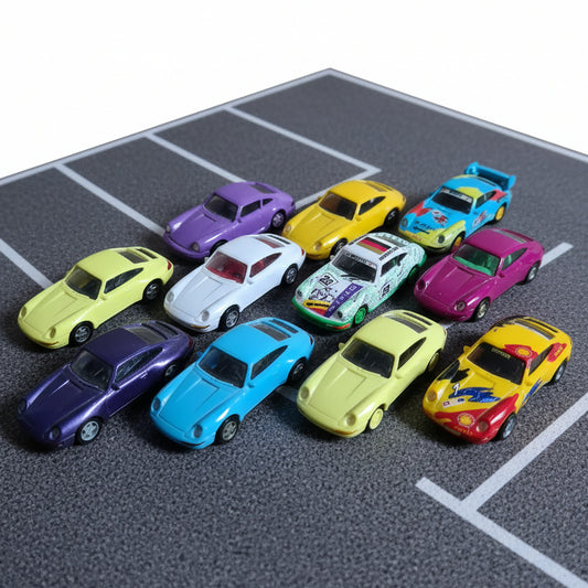 1:87 Euro Modell Porsche 911 miniature plastic detailed model car collection x11 Bundle