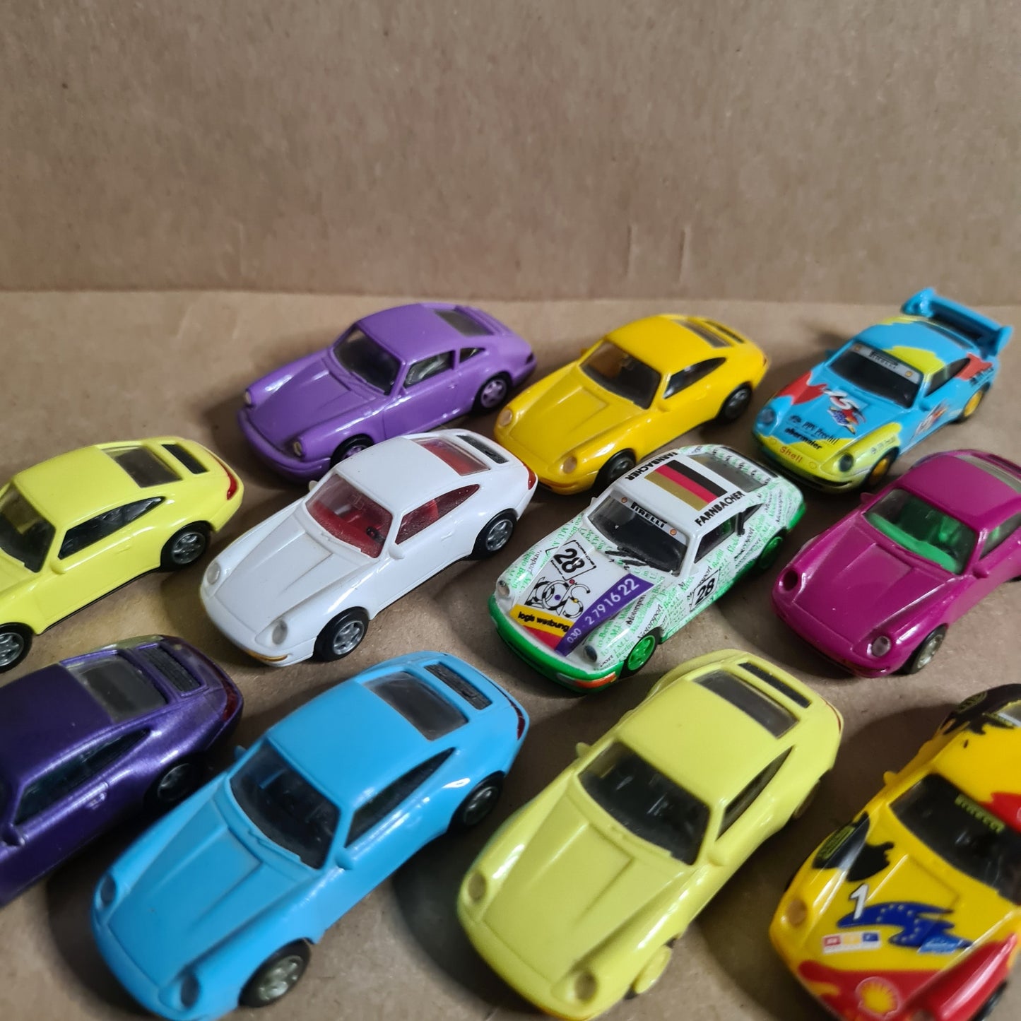 1:87 Euro Modell Porsche 911 miniature plastic detailed model car collection x11 Bundle