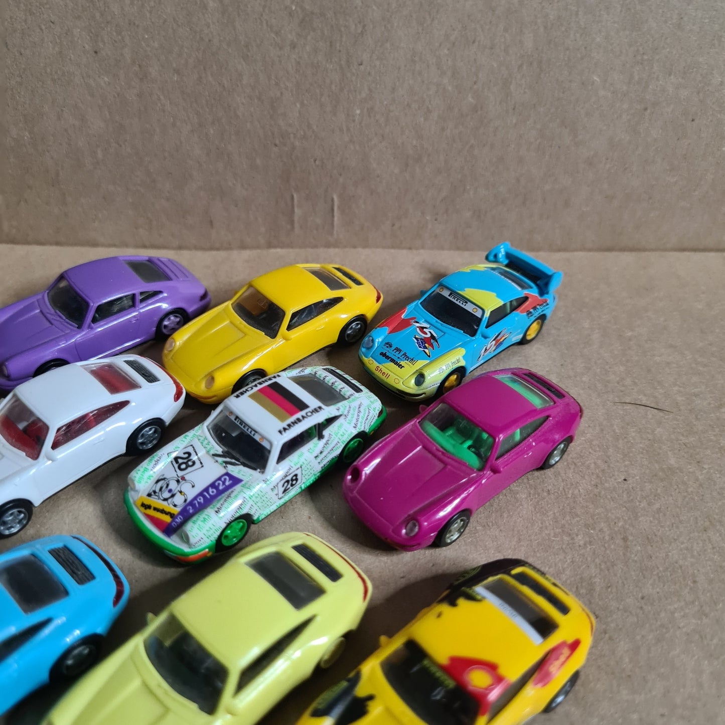 1:87 Euro Modell Porsche 911 miniature plastic detailed model car collection x11 Bundle