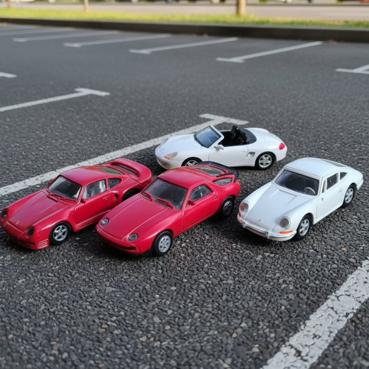 1:87 Herpa Porsche 959 928 911 boxster miniature plastic detailed model car collection x4 Bundle