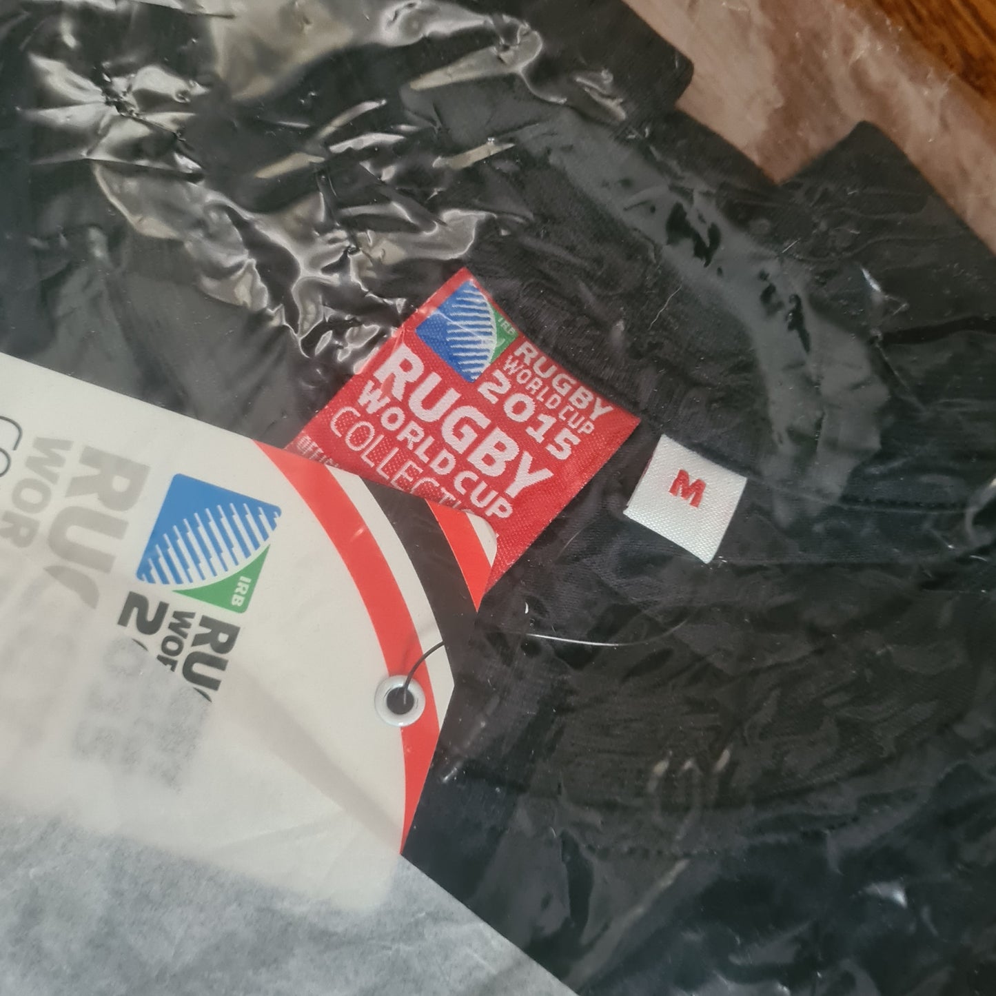 2015 Rugby World cup unused in packet medium Coca-Cola sponsored T-shirt Black
