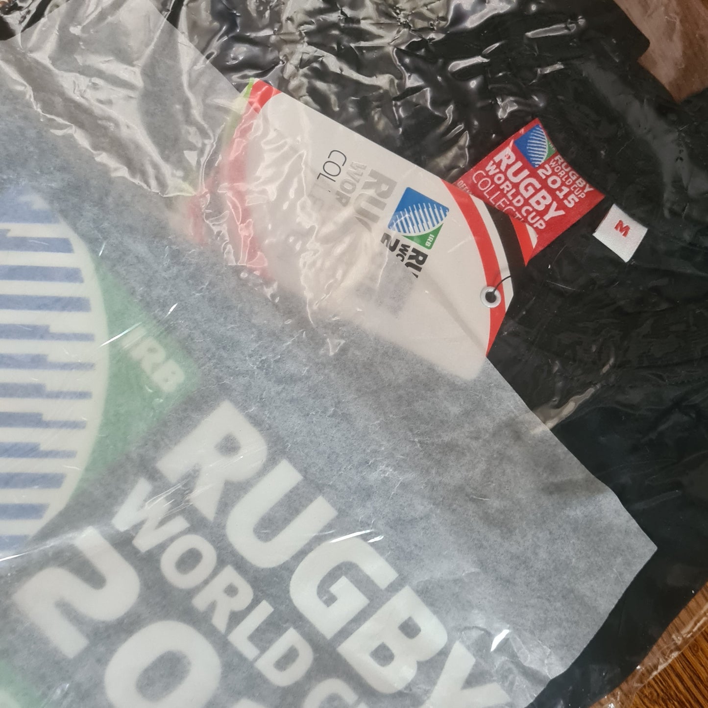 2015 Rugby World cup unused in packet medium Coca-Cola sponsored T-shirt Black