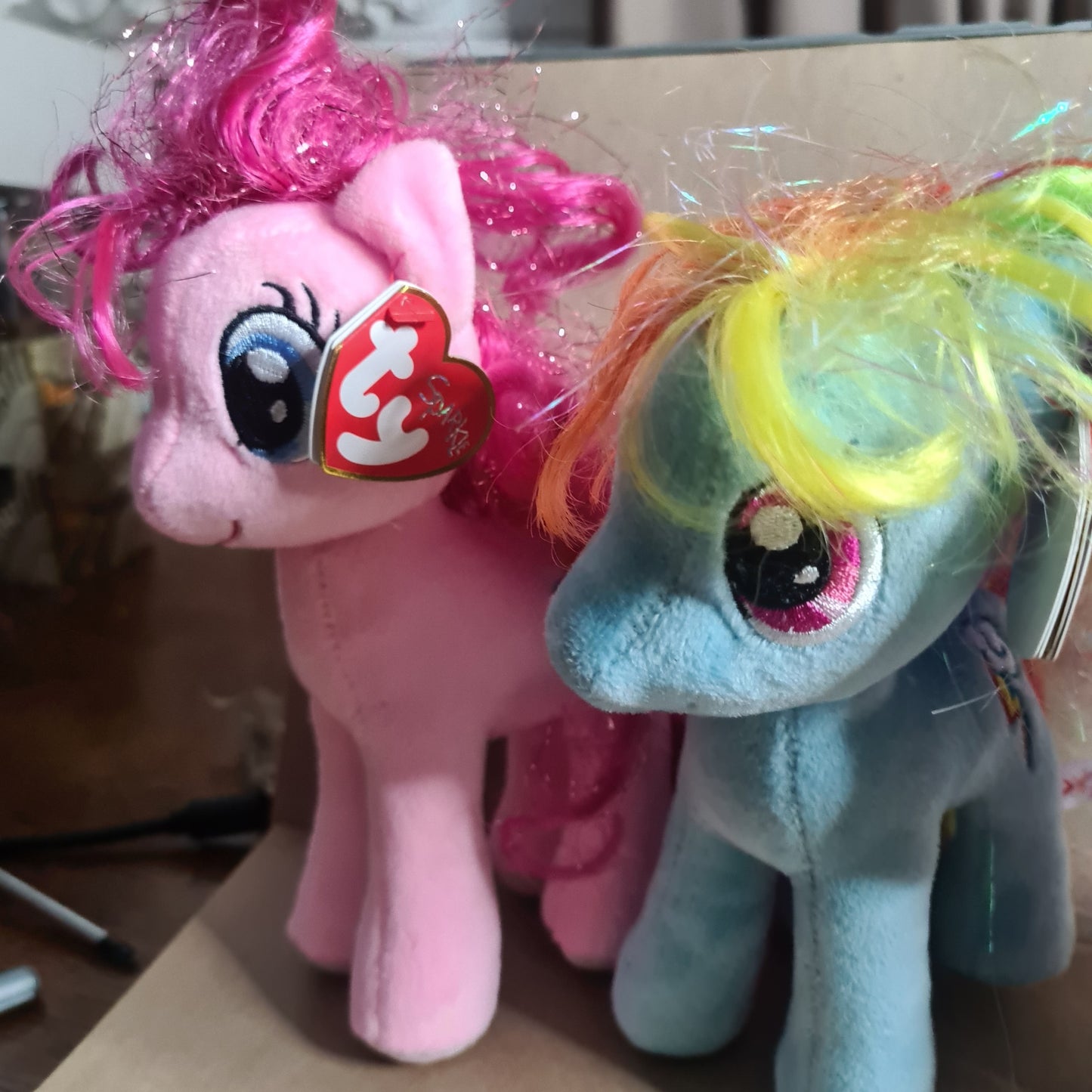 TY Beanie babies collection My Little pony plush ponies x3 bundle nice toys