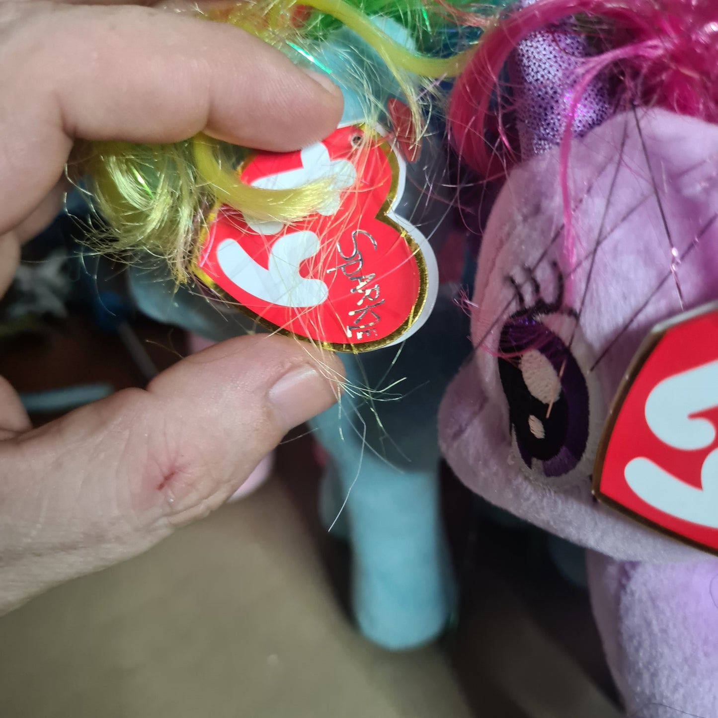 TY Beanie babies collection My Little pony plush ponies x3 bundle nice toys