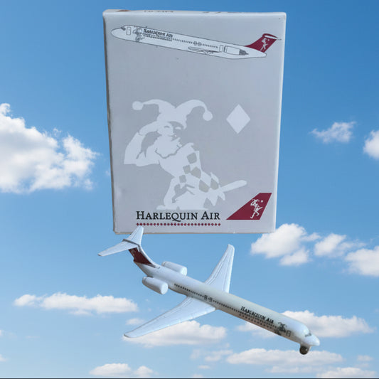 Schabak 1:600 MD-81 Harlequin Air Airlines diecast plane Excellent boxed