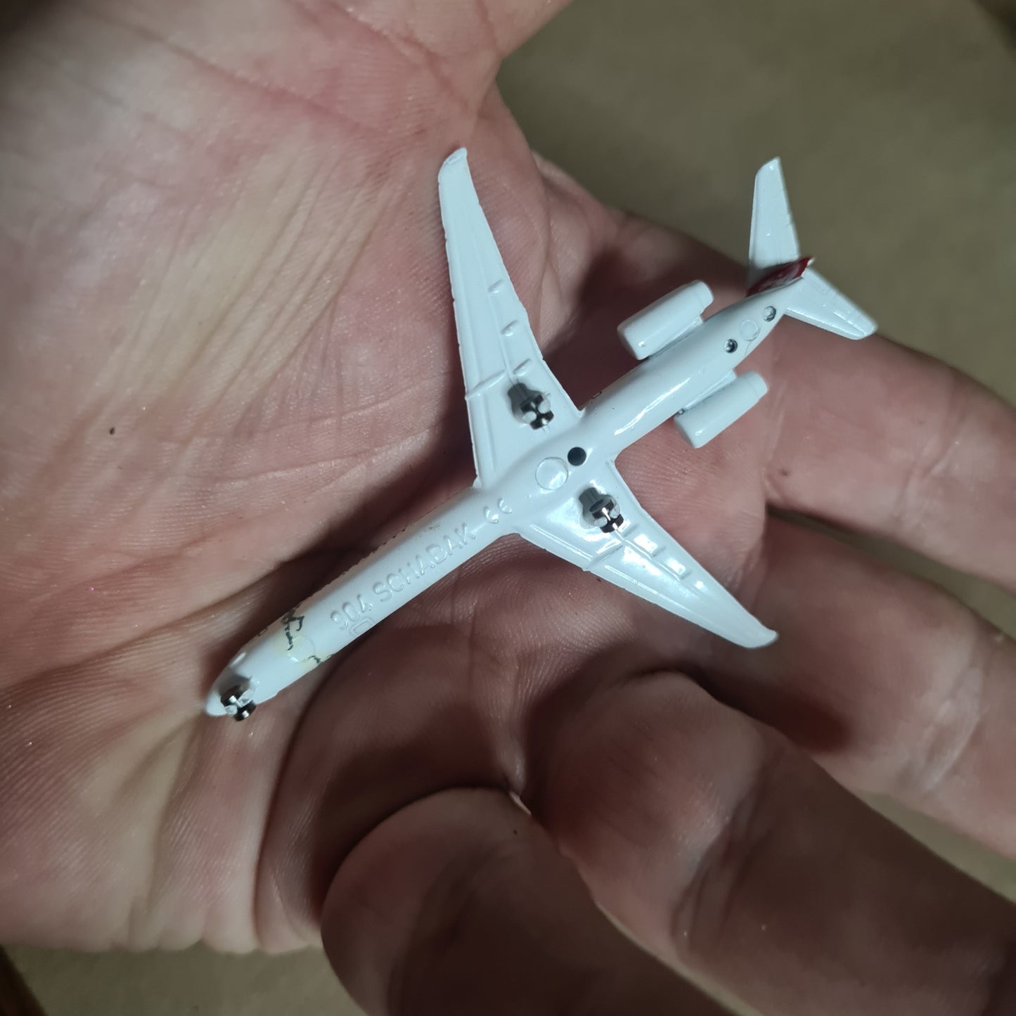 Schabak 1:600 MD-81 Harlequin Air Airlines diecast plane Excellent boxed