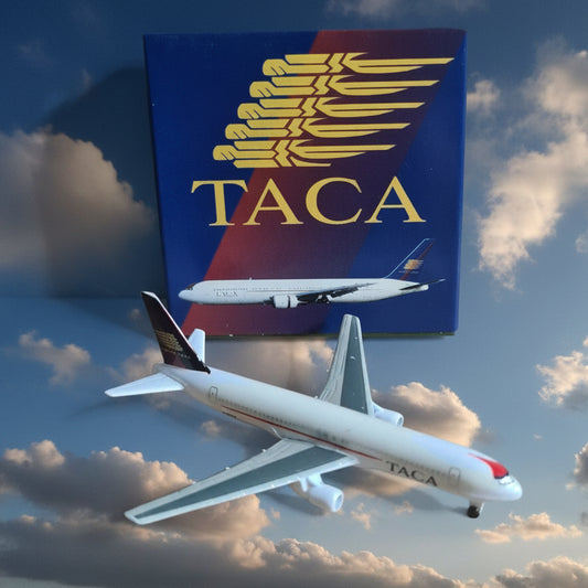 Schabak 1:600 Boeing 767-300 TACA diecast plane very good boxed