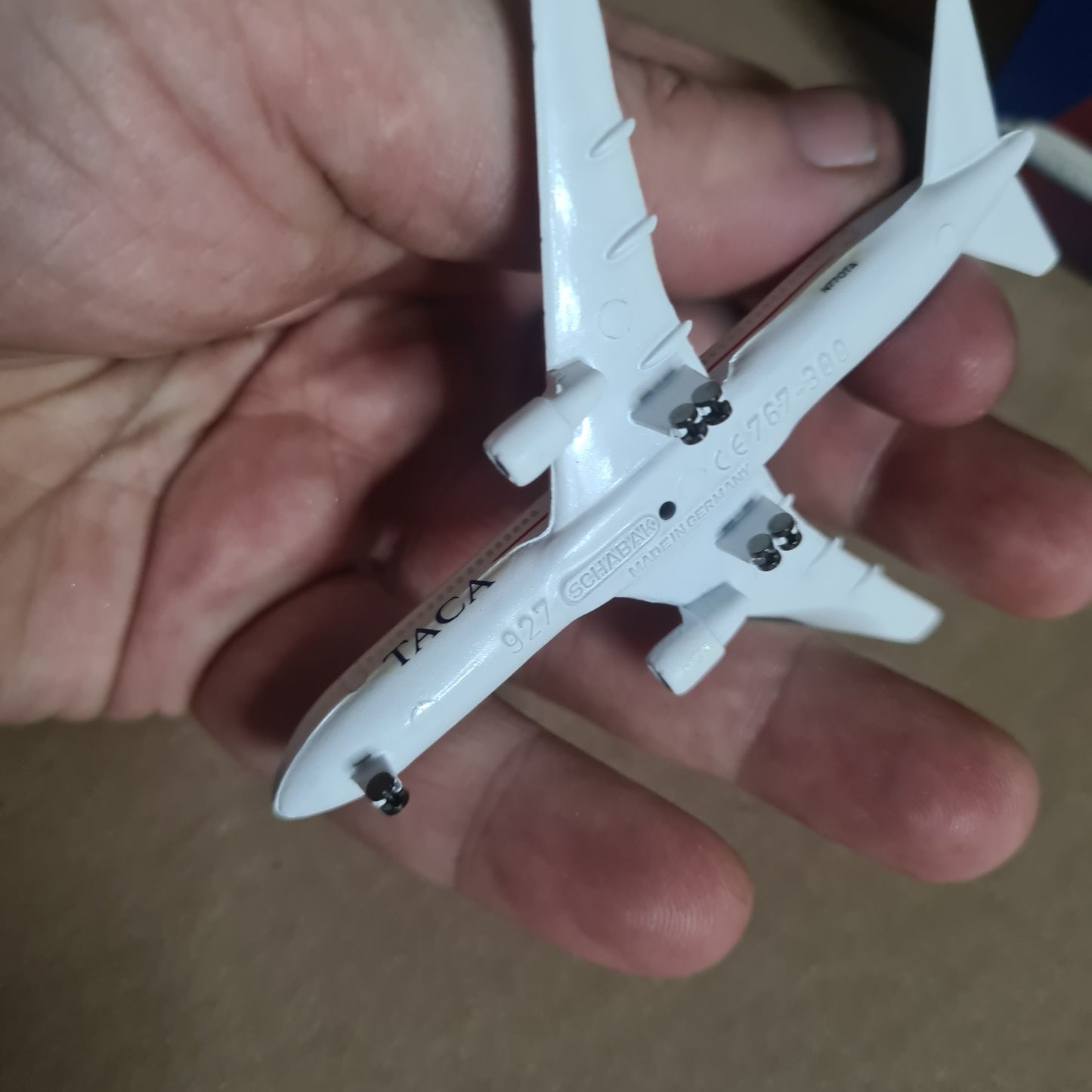 Schabak 1:600 Boeing 767-300 TACA diecast plane very good boxed
