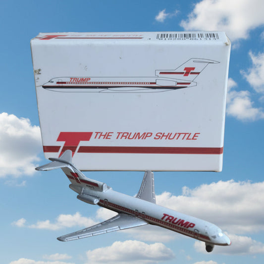 Schabak 1:600 Boeing 727 The Trump Shuttle diecast plane 906/131 good boxed