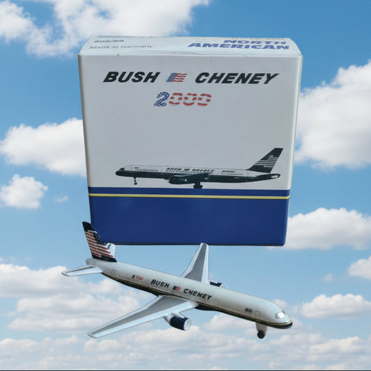 Schabak 1:600 Boeing 757 Bush Cheney 2000 Election diecast plane 908/89 Good/very good boxed
