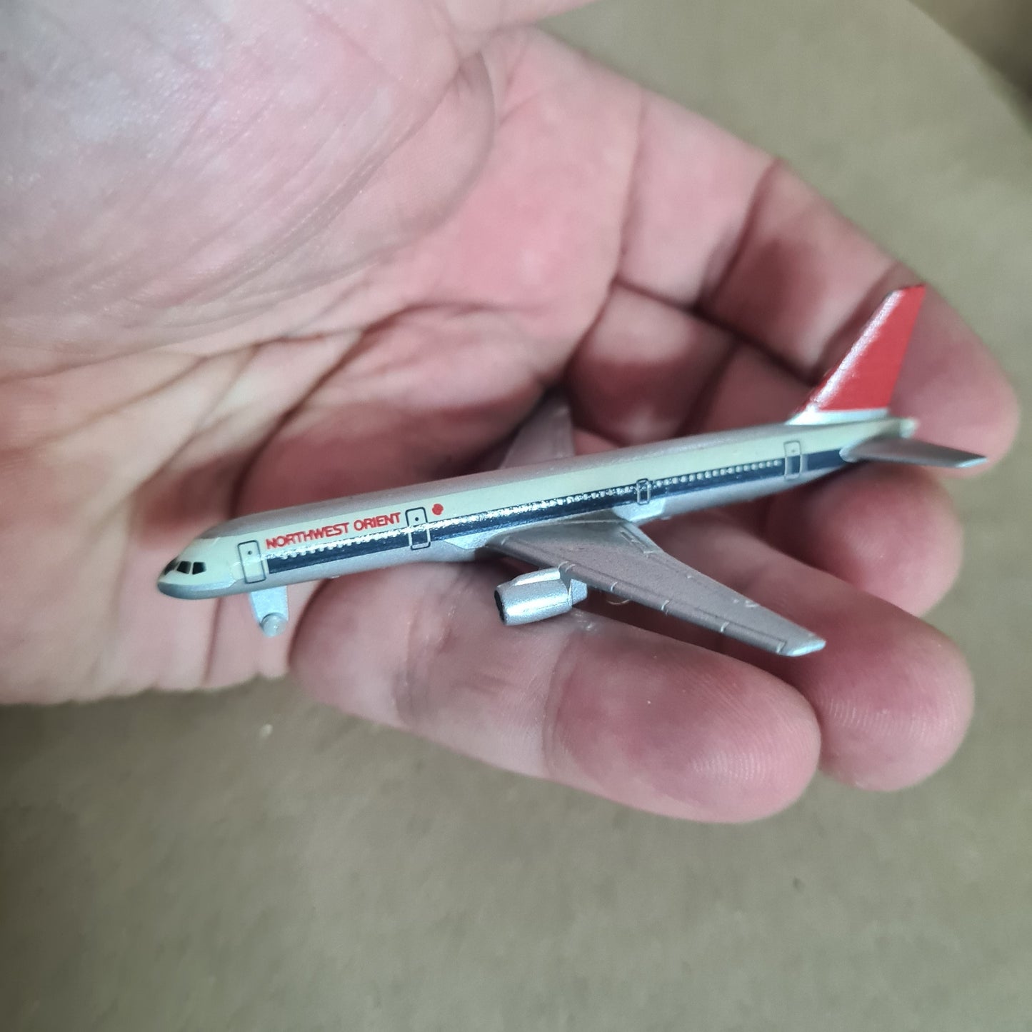 Schabak 1:600 Boeing 757 Northwest Orient diecast plane 908/37 VGC boxed