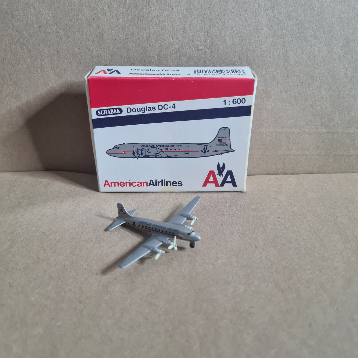 Schabak 1:600 Boeing 757 Northwest Orient diecast plane 908/37 VGC boxed