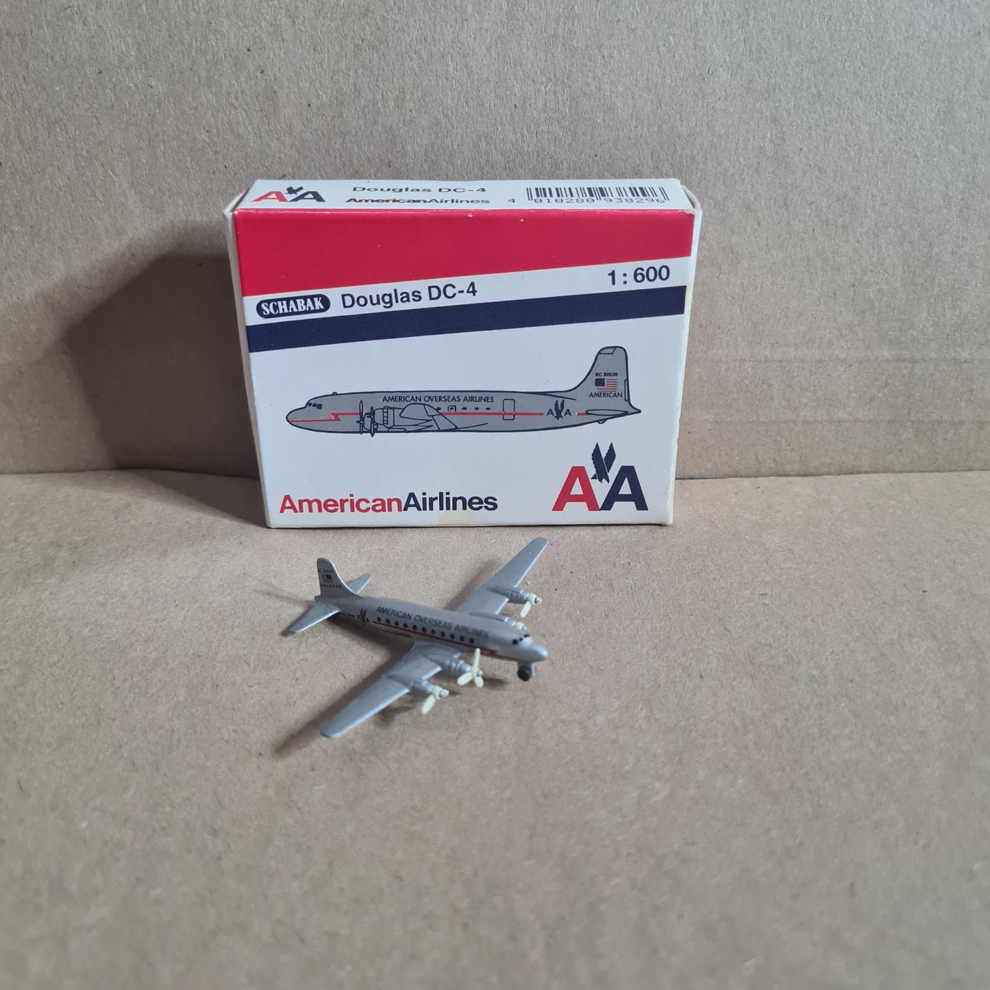 Schabak 1:600 Boeing 757 Northwest Orient diecast plane 908/37 VGC boxed