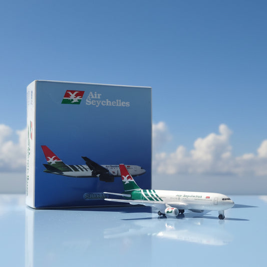 Schabak 1:600 Boeing 767-200 Air Seychelles diecast plane 907/183 VGC boxed