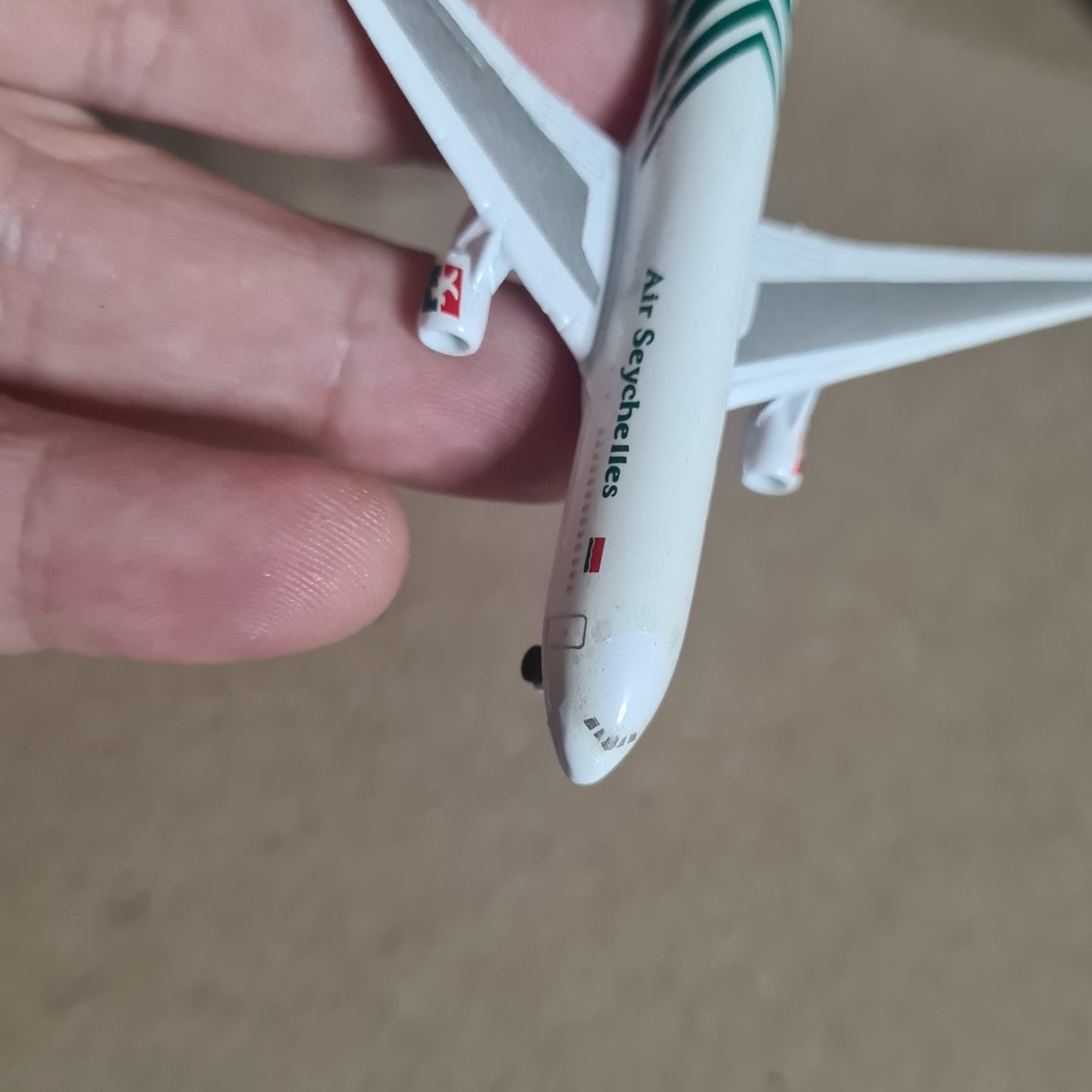 Schabak 1:600 Boeing 767-200 Air Seychelles diecast plane 907/183 VGC boxed